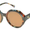 New Ines de la Fressange Paris Ornella brown tortoiseshell sunglasses