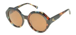 New Ines de la Fressange Paris Ornella brown tortoiseshell sunglasses