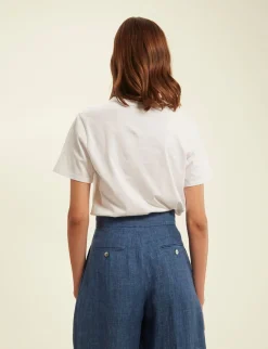 Best Sale Ines de la Fressange Paris Oscar coat-of-arms T-shirt