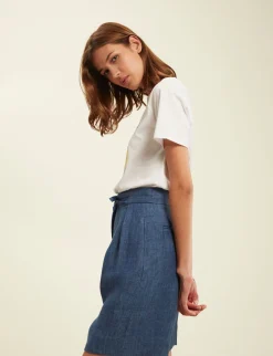 Best Sale Ines de la Fressange Paris Oscar coat-of-arms T-shirt