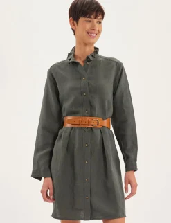 Outlet Ines de la Fressange Paris Paulette camel belt