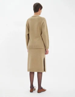 Sale Ines de la Fressange Paris Paulin jumper in camel wool