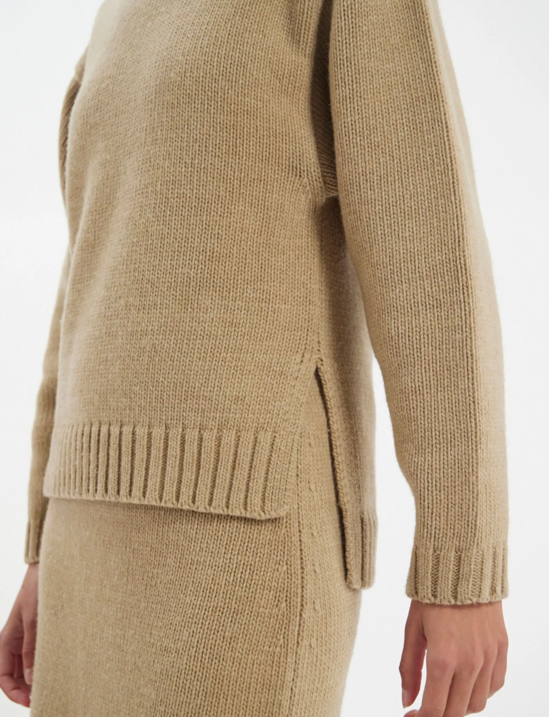 Sale Ines de la Fressange Paris Paulin jumper in camel wool