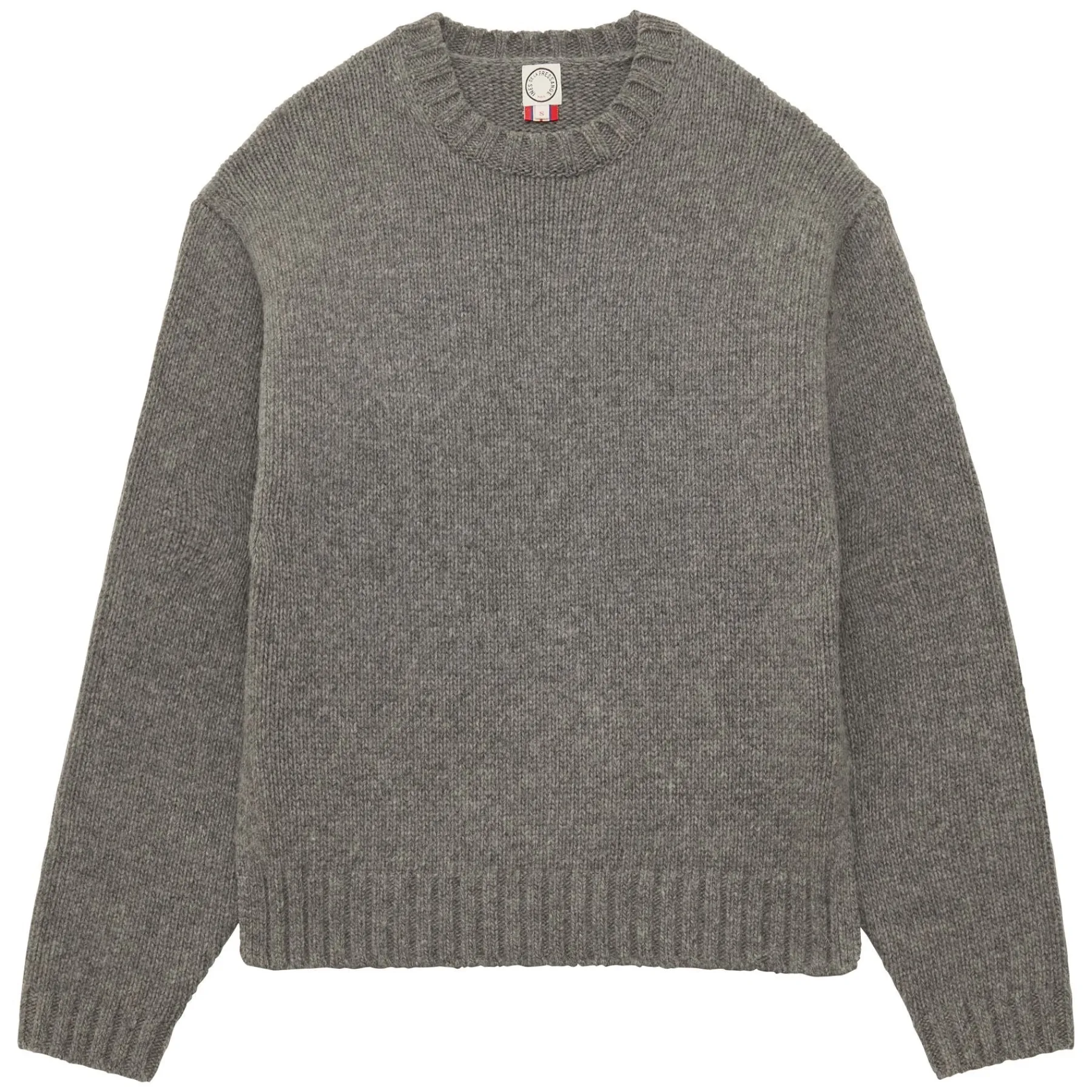 Fashion Ines de la Fressange Paris Paulin jumper in grey wool
