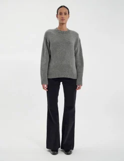 Fashion Ines de la Fressange Paris Paulin jumper in grey wool