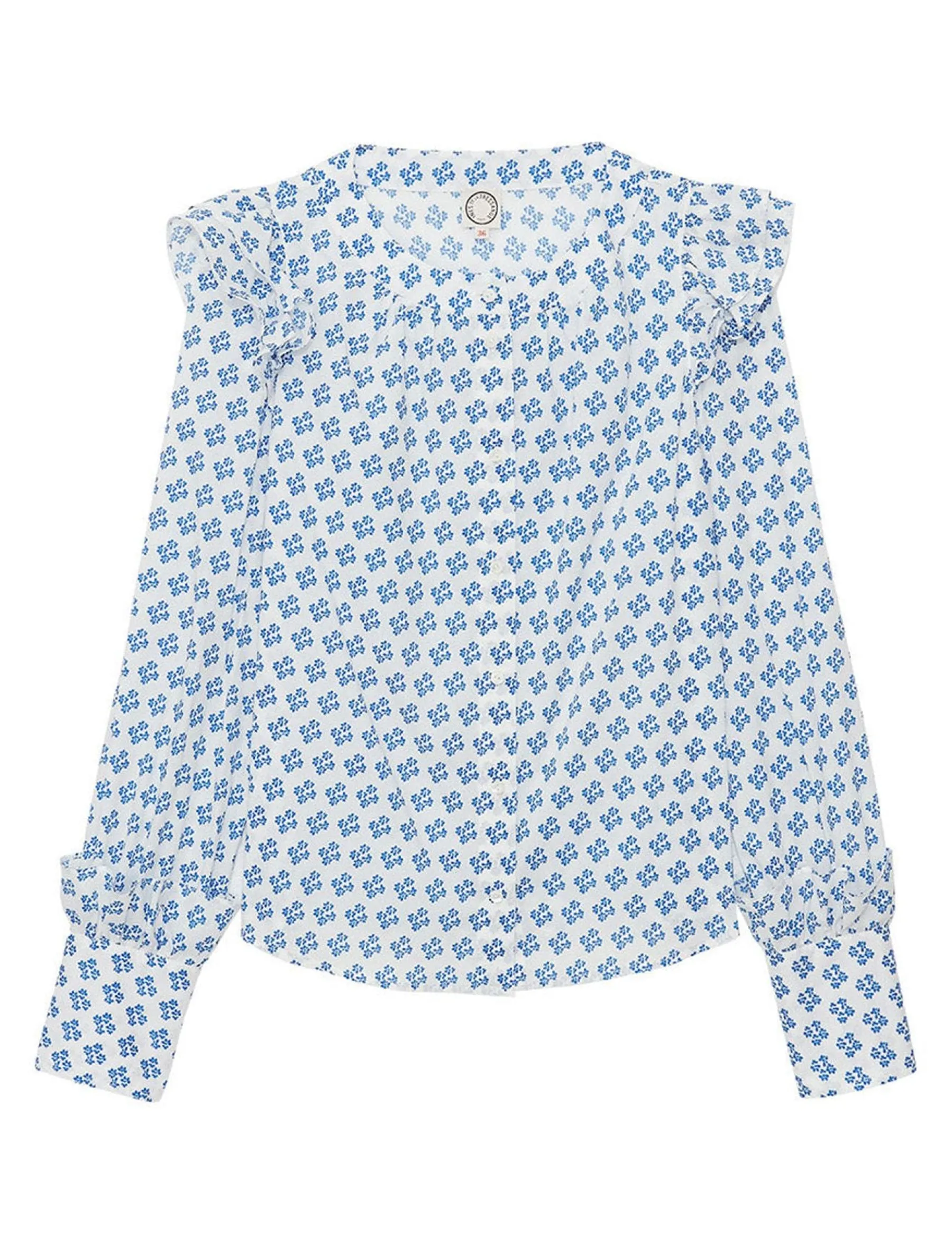 New Ines de la Fressange Paris Printed Laure top