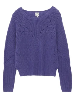 Outlet Ines de la Fressange Paris Purple Agathe jumper
