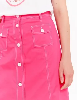 Hot Ines de la Fressange Paris Rachel pink skirt