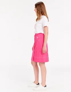 Hot Ines de la Fressange Paris Rachel pink skirt