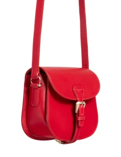Shop Ines de la Fressange Paris Red Baby Flâneur handbag