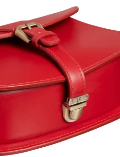 Shop Ines de la Fressange Paris Red Baby Flâneur handbag