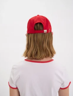 New Ines de la Fressange Paris Red Lennie cap