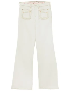 Shop Ines de la Fressange Paris Rica ecru jeans x Notify