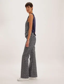 Hot Ines de la Fressange Paris Robinson blue and white waistcoat