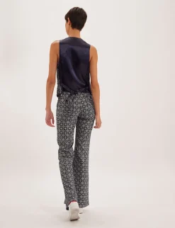 Hot Ines de la Fressange Paris Robinson blue and white waistcoat