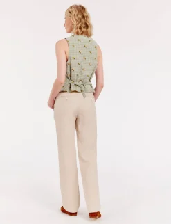 Cheap Ines de la Fressange Paris Robinson green print cardigan