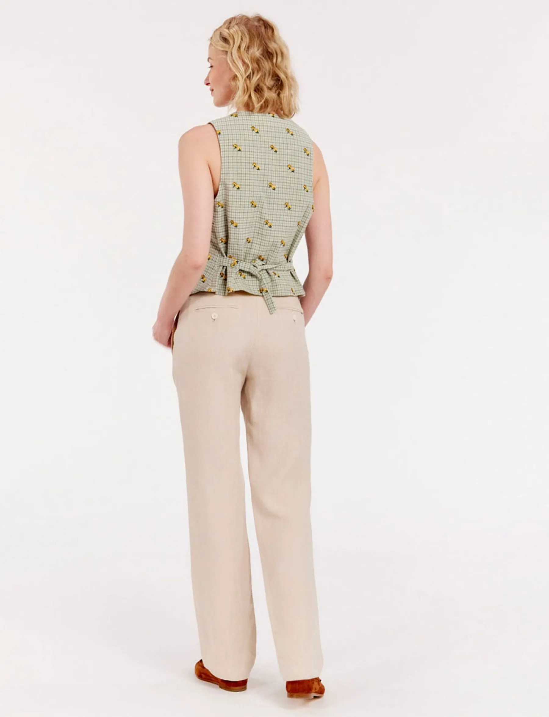 Cheap Ines de la Fressange Paris Robinson green print cardigan