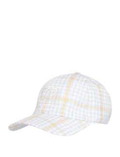 Clearance Ines de la Fressange Paris Roma checkered cap