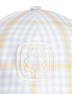 Clearance Ines de la Fressange Paris Roma checkered cap