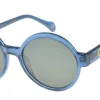 Online Ines de la Fressange Paris Scarlett crystal blue sunglasses