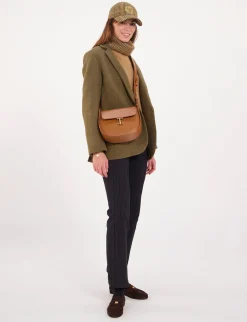 Cheap Ines de la Fressange Paris Senda bag camel leather