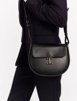Flash Sale Ines de la Fressange Paris Senda black leather bag