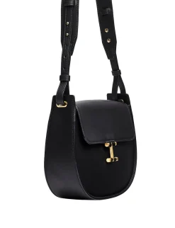 Flash Sale Ines de la Fressange Paris Senda black leather bag