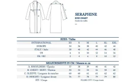 Best Sale Ines de la Fressange Paris Seraphine ivory pea jacket