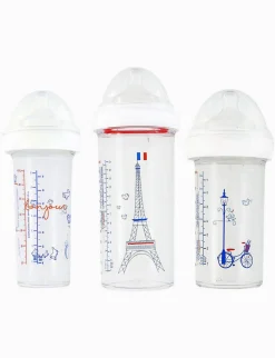 Shop Ines de la Fressange Paris Set of 3 Ines French feeding bottles