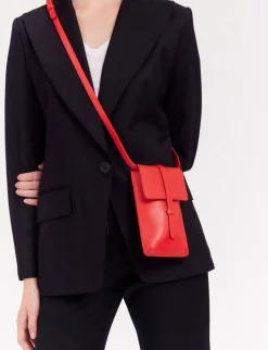 Flash Sale Ines de la Fressange Paris Smartphone bag Léonore red