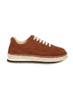 New Ines de la Fressange Paris Tracy espadrilles brown trainers