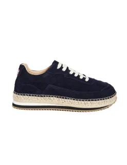 Outlet Ines de la Fressange Paris Tracy espadrilles navy blue trainers