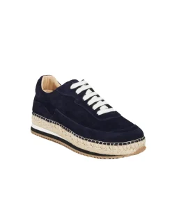 Outlet Ines de la Fressange Paris Tracy espadrilles navy blue trainers