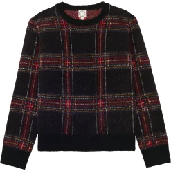 Cheap Ines de la Fressange Paris Ulysse black jacquard jumper