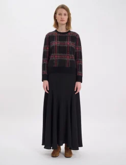 Cheap Ines de la Fressange Paris Ulysse black jacquard jumper