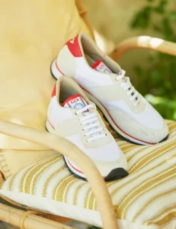 Cheap Ines de la Fressange Paris Unisex ecru UZS x Ines trainers