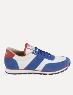 Shop Ines de la Fressange Paris UZS x Ines Unisex blue trainers