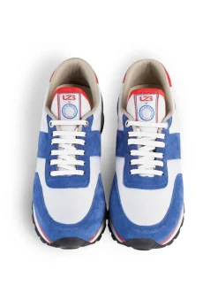 Shop Ines de la Fressange Paris UZS x Ines Unisex blue trainers