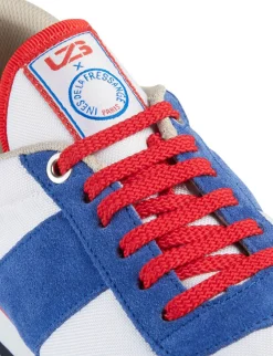 Shop Ines de la Fressange Paris UZS x Ines Unisex blue trainers