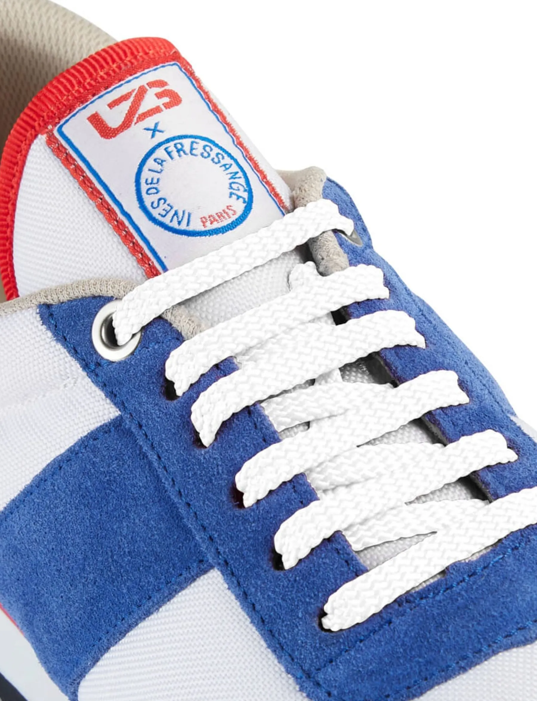 Shop Ines de la Fressange Paris UZS x Ines Unisex blue trainers