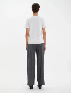 Fashion Ines de la Fressange Paris White Oscar T-shirt