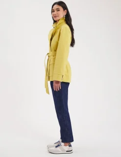 Best Ines de la Fressange Paris Yellow Romaric coat