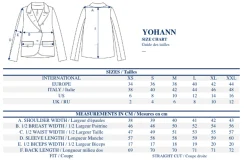 Fashion Ines de la Fressange Paris Yohan jacket in blue linen